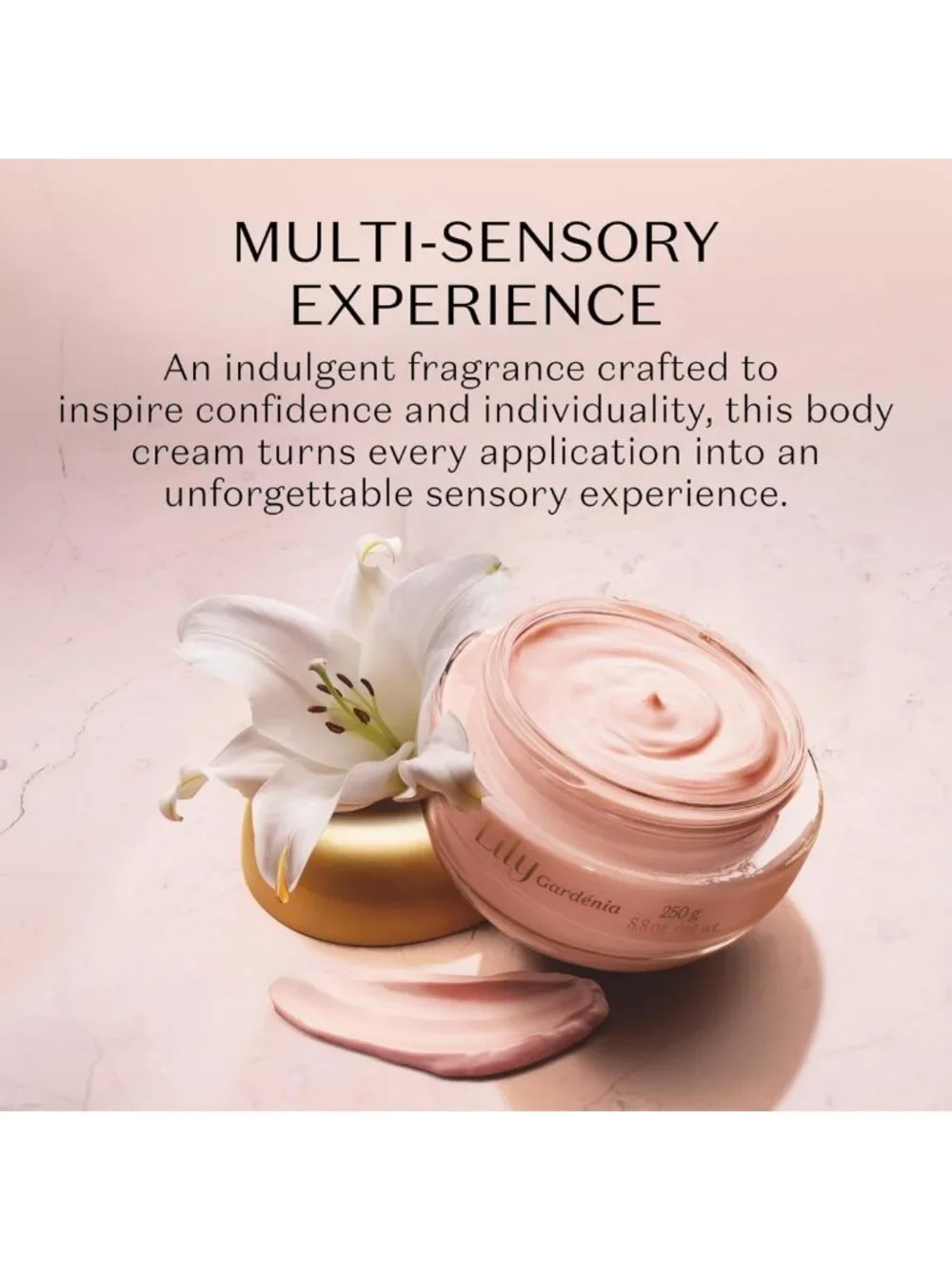 Satin Body Cream with Intense Hydration & Sophisticated Floral Scent, 8.8 oz